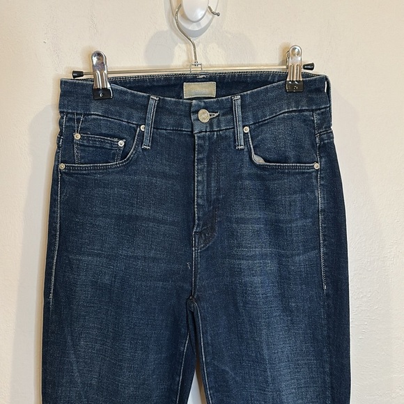 MOTHER HIGH WAISTED LOOKER  ANKLE FRAY JEANS size 24 - Picture 6 of 12